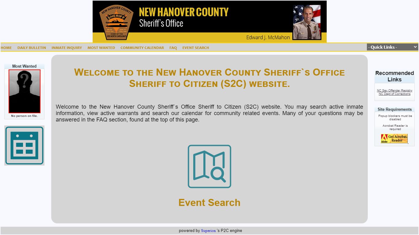 New Hanover Sheriff's Office P2C